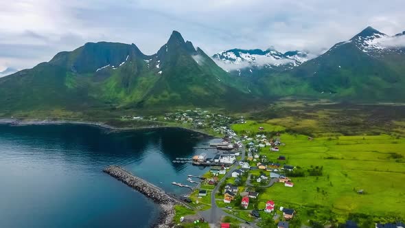 Mefjordvar, Island Senja. Beautiful Nature Norway Natural Landscape Mefjord