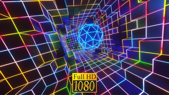 Vj Loop Neon Hole HD