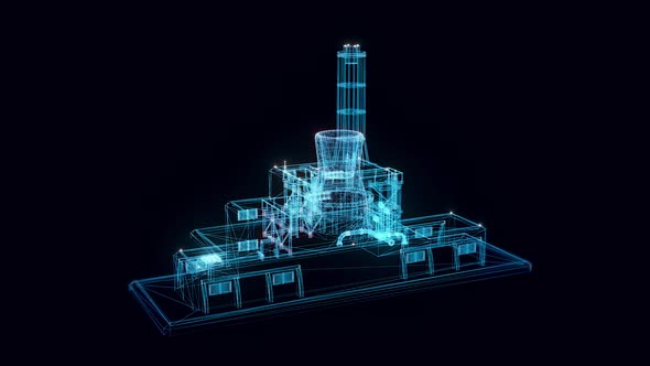 Nuclear Station Hologram Rotating Hd alt