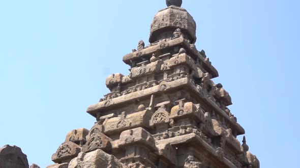 Shore Temple of Mahabalipuram. The Shore Temple is so named because it overlooks the shore of the Ba