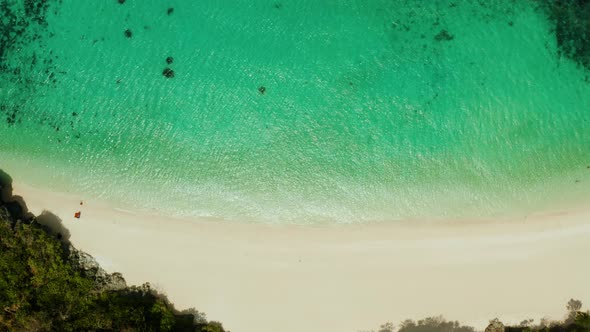 Tropical Beach and Blue Lagoon