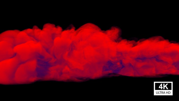 Red Smoke Slow Motion 4K alt