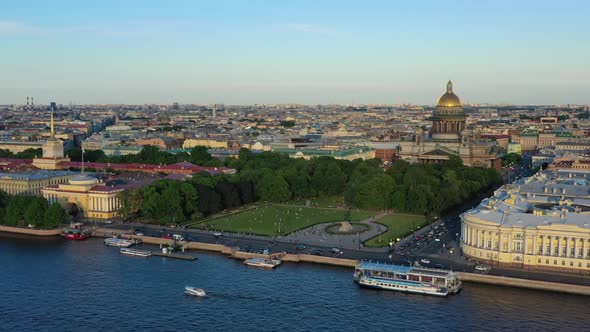 Flight Near Saint Isaac's Cathedral Russia