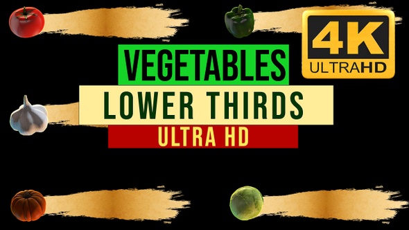 Vegetables Lower Thirds