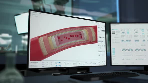 Innovative Anatomical Scanner Used For Scientific Research Of Blood In Vein alt