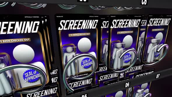 Screening Testing Evaluating Candidates Job Work Health 3d Animation