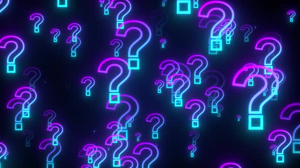 Glowing Question Marks