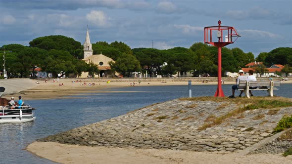 Andernos, Gironde, Arcachon bay, France