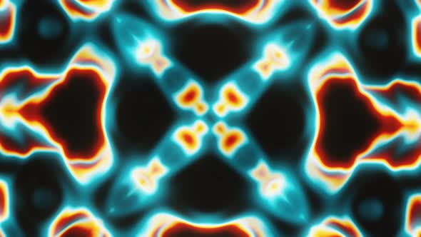 Abstract Fast Flash Kaleidoscope Led Neon Vj Loop Animation Background