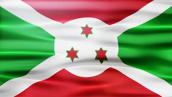 Burundi Flag Waving