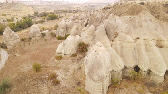 Aerial View Cappadocia Landscape