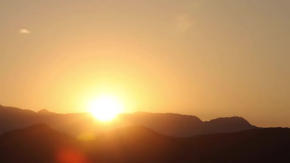 Sunrise Mountains Time Lapse