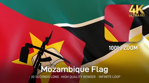 Mozambique Flag - 4K