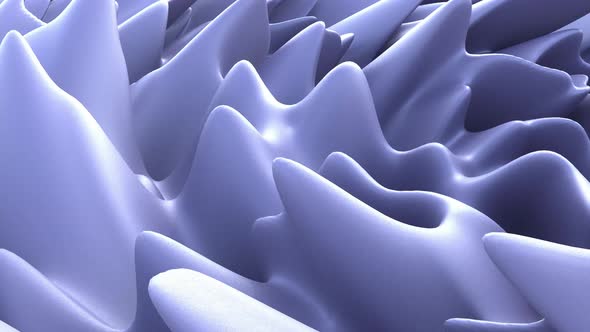 Blue Wave in 3d Abstract Style Intro Able to Loop Seamless