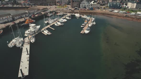 Sun Marina with Ships Yachts Aerial alt