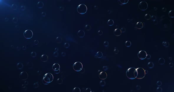 Abstract bubble background