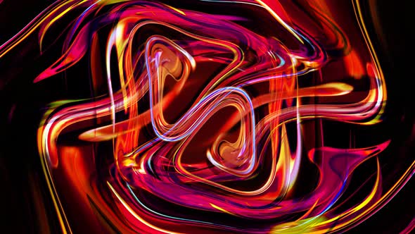 Abstract Glossy Twirl Motion Animated Background