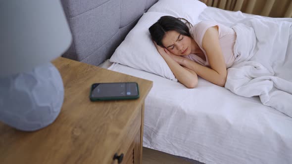 Woman Waken Up By Phone Call