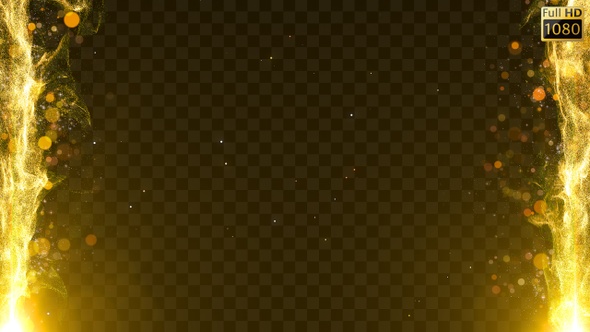 Gold Particle Frame alt