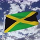 Jamaica Flag With Sky 4k - VideoHive Item for Sale