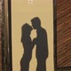 The Wall Reflects the Shadows of Lovers Kissing at Sunset - VideoHive Item for Sale