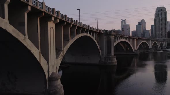 Minneapolis Skyline from Ave Bridge