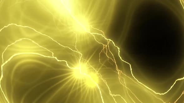 Lightning and Dramatic Thunderstorm Digital Rendering