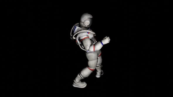 Astronaut trying to walk