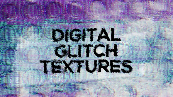Digital Glitch Textures Pack