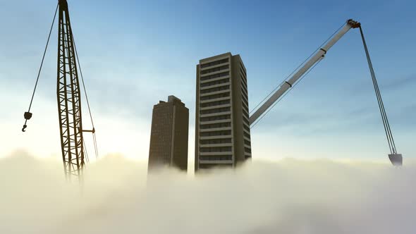 Building Construction On Clouds alt