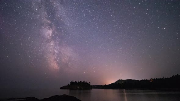 Milky Way from Lake Superior