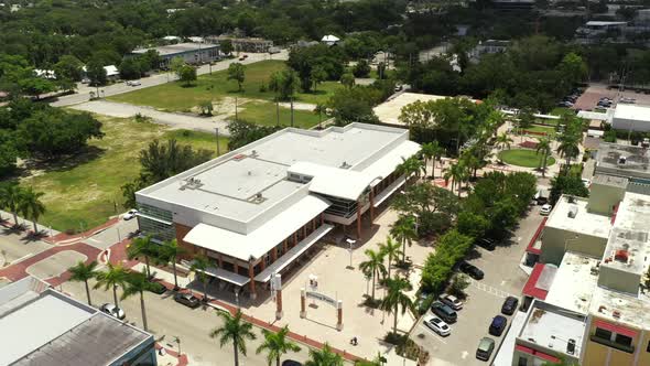 Aerial Video Cornog Plaza Fort Myers Regional Library