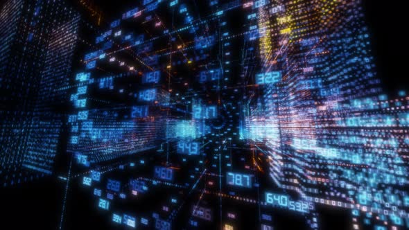 3D Big Data Digital Tunnel alt