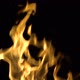 Fire on Black Background - VideoHive Item for Sale