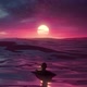 Cinematic Relaxing Ocean Sunset Vj Loop - VideoHive Item for Sale