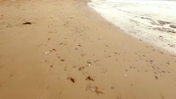 View of waves on seashore