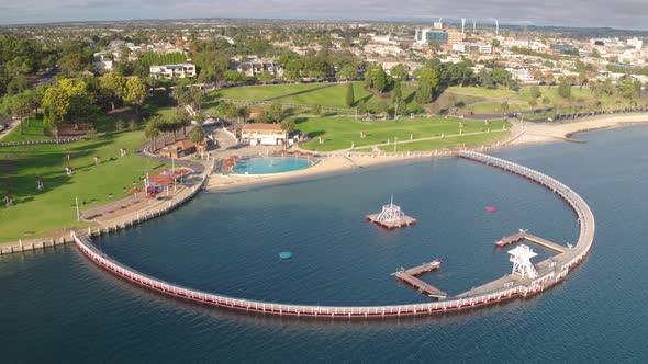 Drone Waterfront Shot