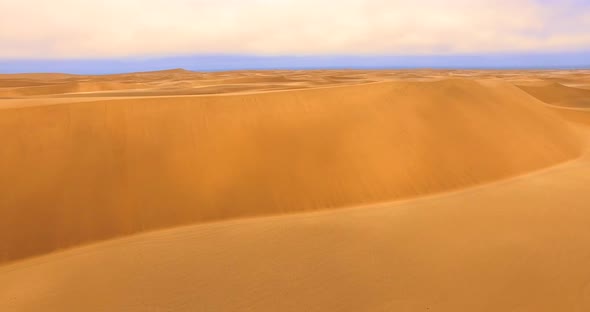 Bright Orange Dunes, Ever-changing Towers of Sand, Arid Landscape of the World’s Oldest Desert