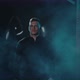 Man Walks in Gym with Fog Effect with Smoke Special Effects in Dark Shades - VideoHive Item for Sale