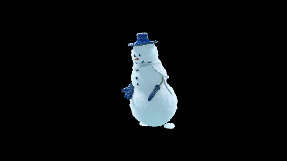 62 Snowman Dancing HD