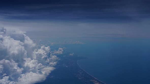 Ocean View From Plane