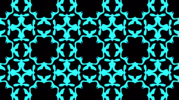 Abstract blue geometric seamless pattern background