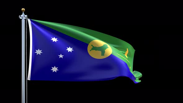 Christmas Island Waving Flag