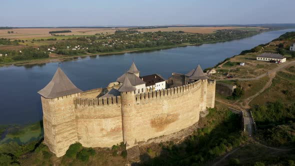 Old Khotyn Fortress in Ukraine