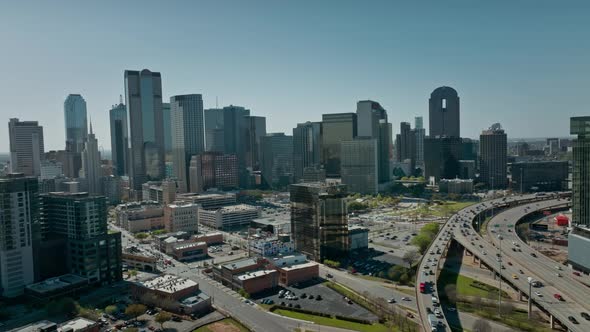 Aerial View of Dallas Texas