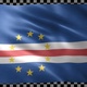 Cape Verde Waving Flag Looped - VideoHive Item for Sale