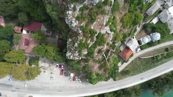 Pocitelj Castle Aerial