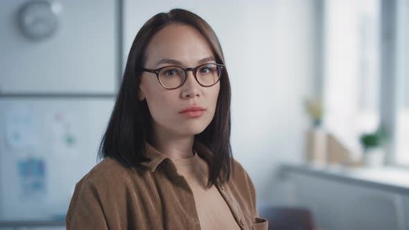 Confident Asian Woman Portrait