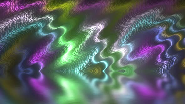 4K Abstract Colorful Wave Background Seamless Loop