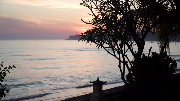 Sunset on the Sea Coast